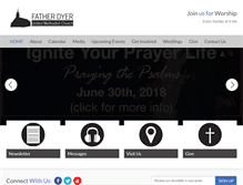 Tablet Screenshot of fatherdyer.com